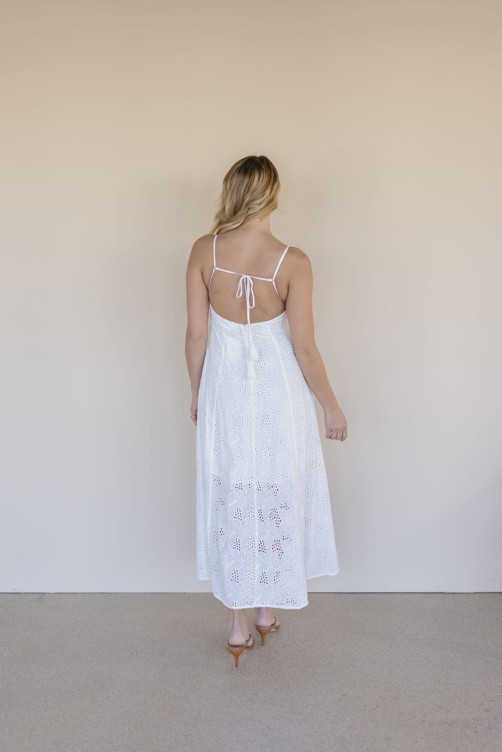 Elianna Eyelet Maxi Dress