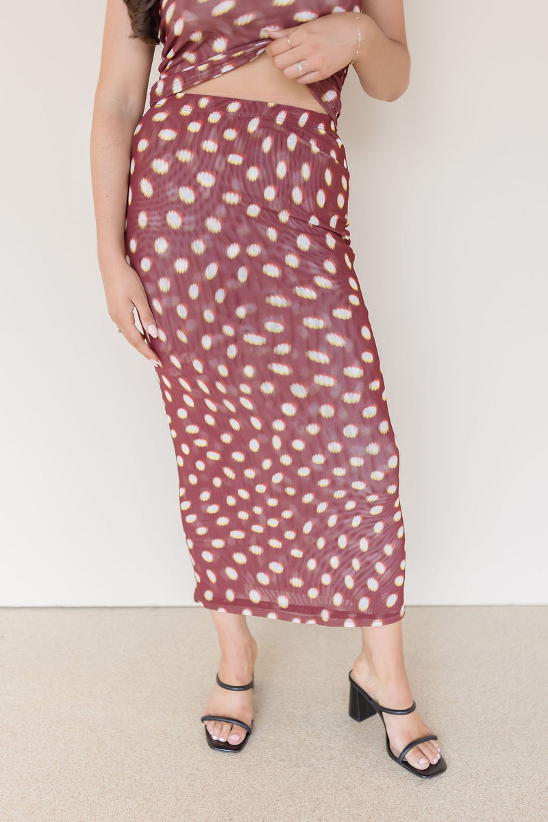 Clyde Mesh Midi Skirt Clyde Mesh Midi Skirt