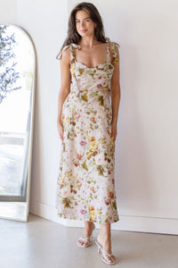 Ciana Linen Midi Dress