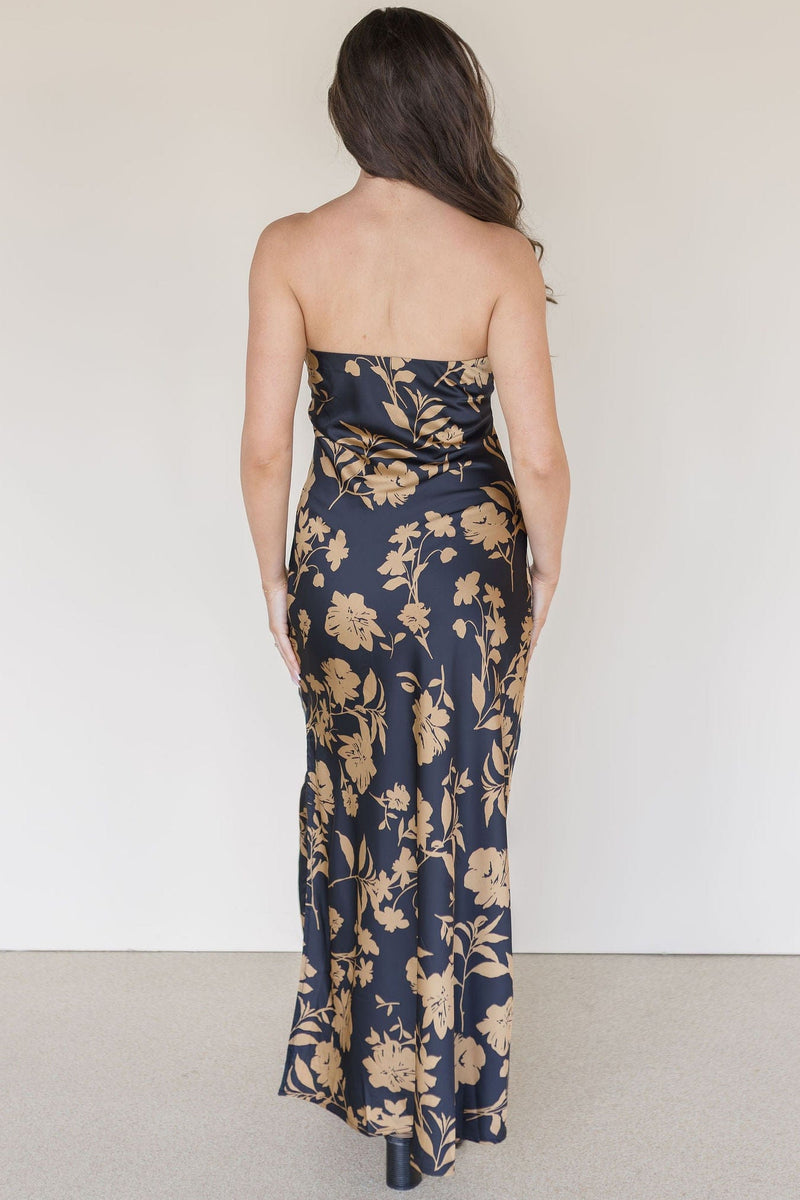 Art Of Bloom Strapless Maxi Dress Art Of Bloom Strapless Maxi Dress