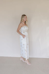 Low Tide Embroidered Maxi Dress