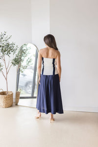 Still Waters Tube Midi Dress