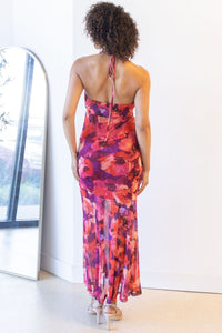 Sena Cowl Neck Ruched Maxi Dress Sena Cowl Neck Ruched Maxi Dress