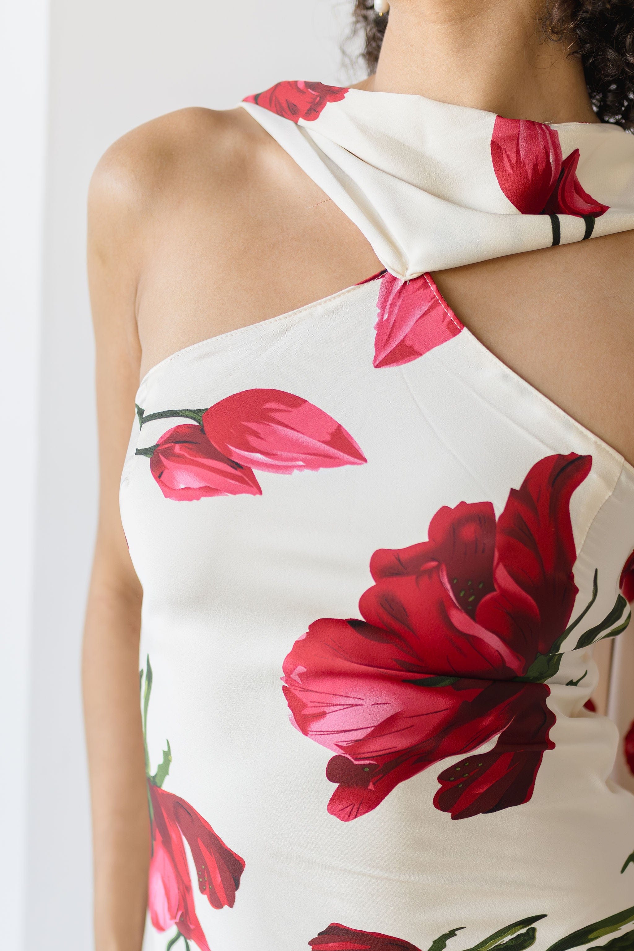 Magdalena Maxi Dress With Scarf