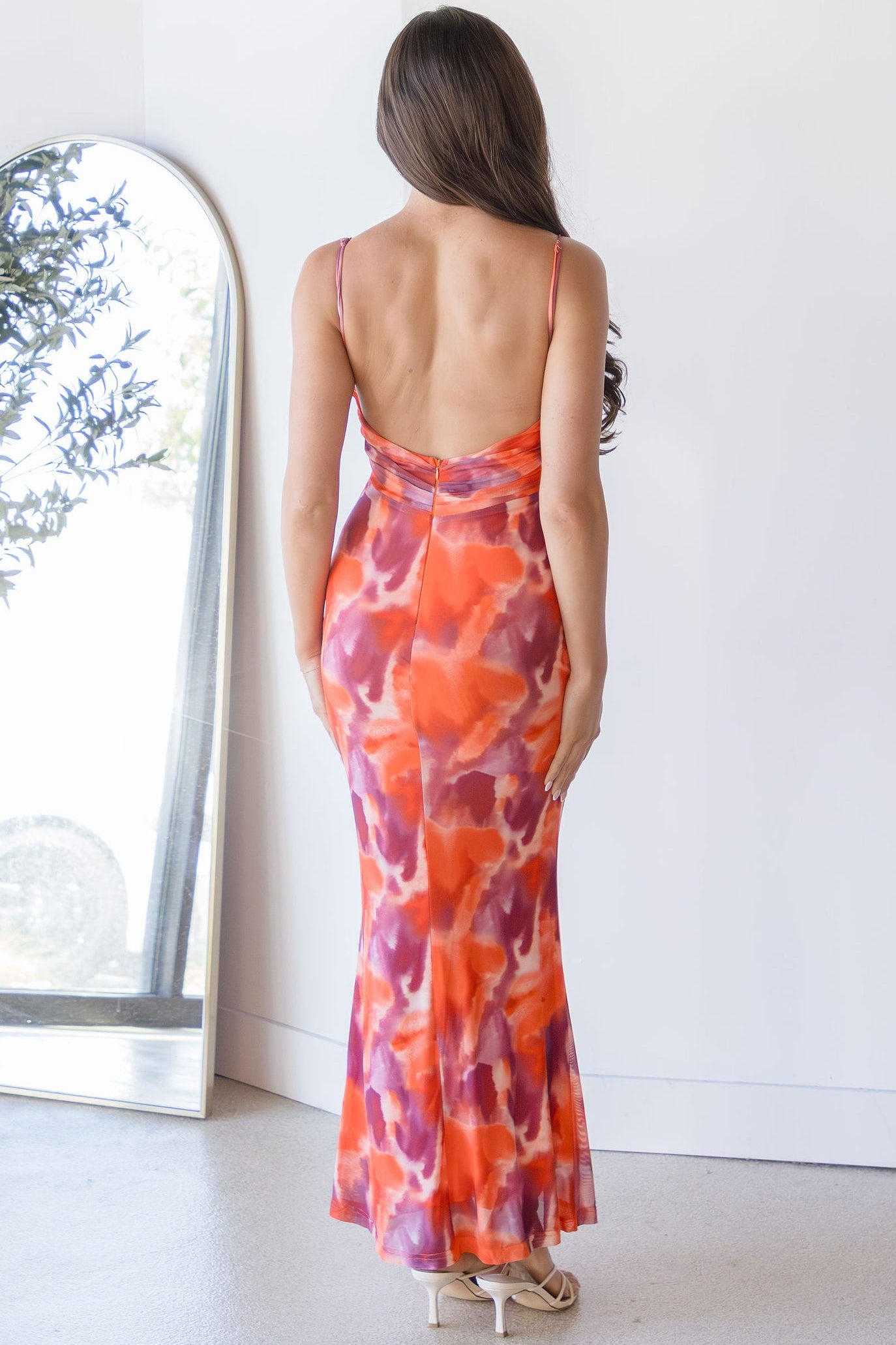 Estelle Mesh Midi Dress