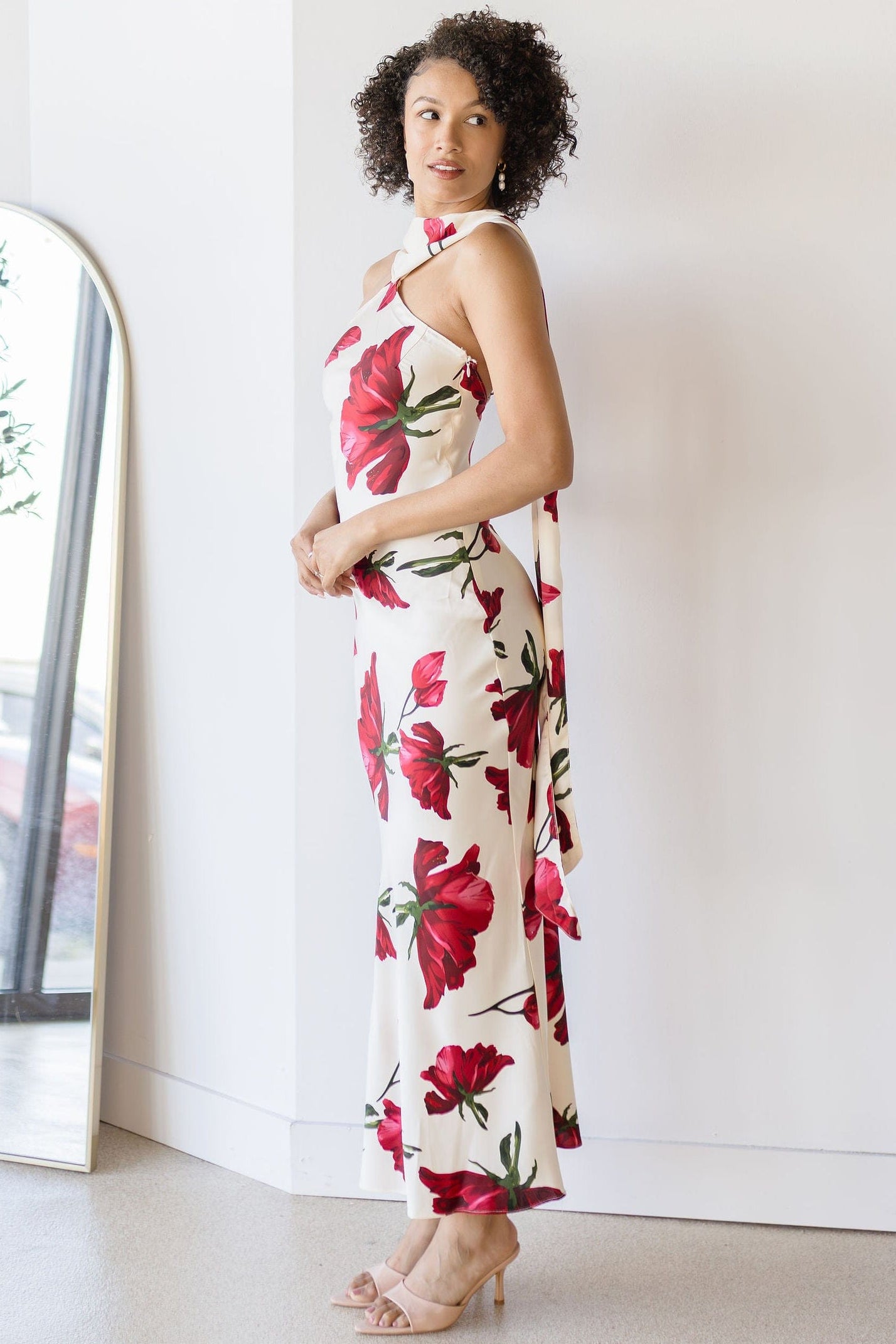 Magdalena Maxi Dress With Scarf