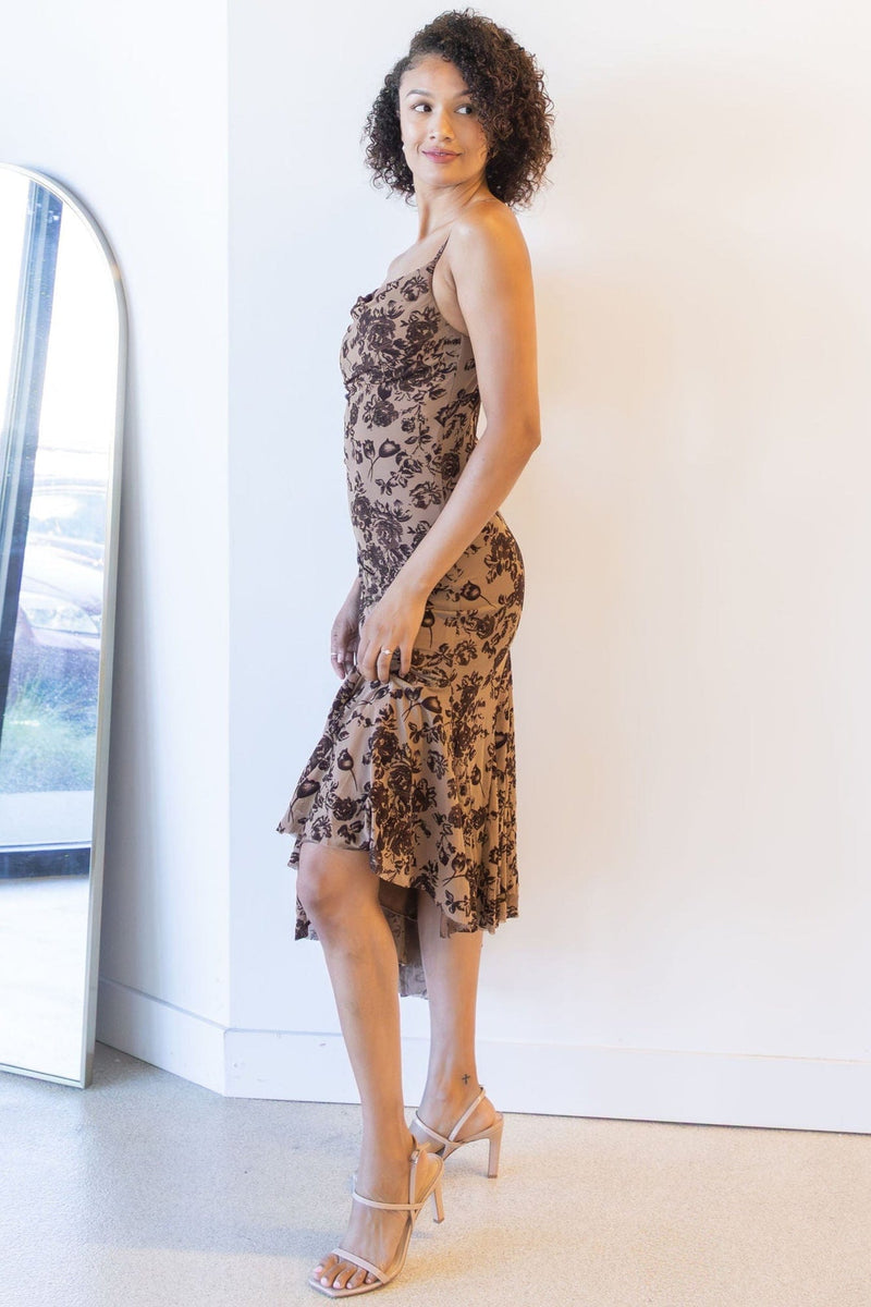 Julietta Cowl Neck Midi Dress Julietta Cowl Neck Midi Dress