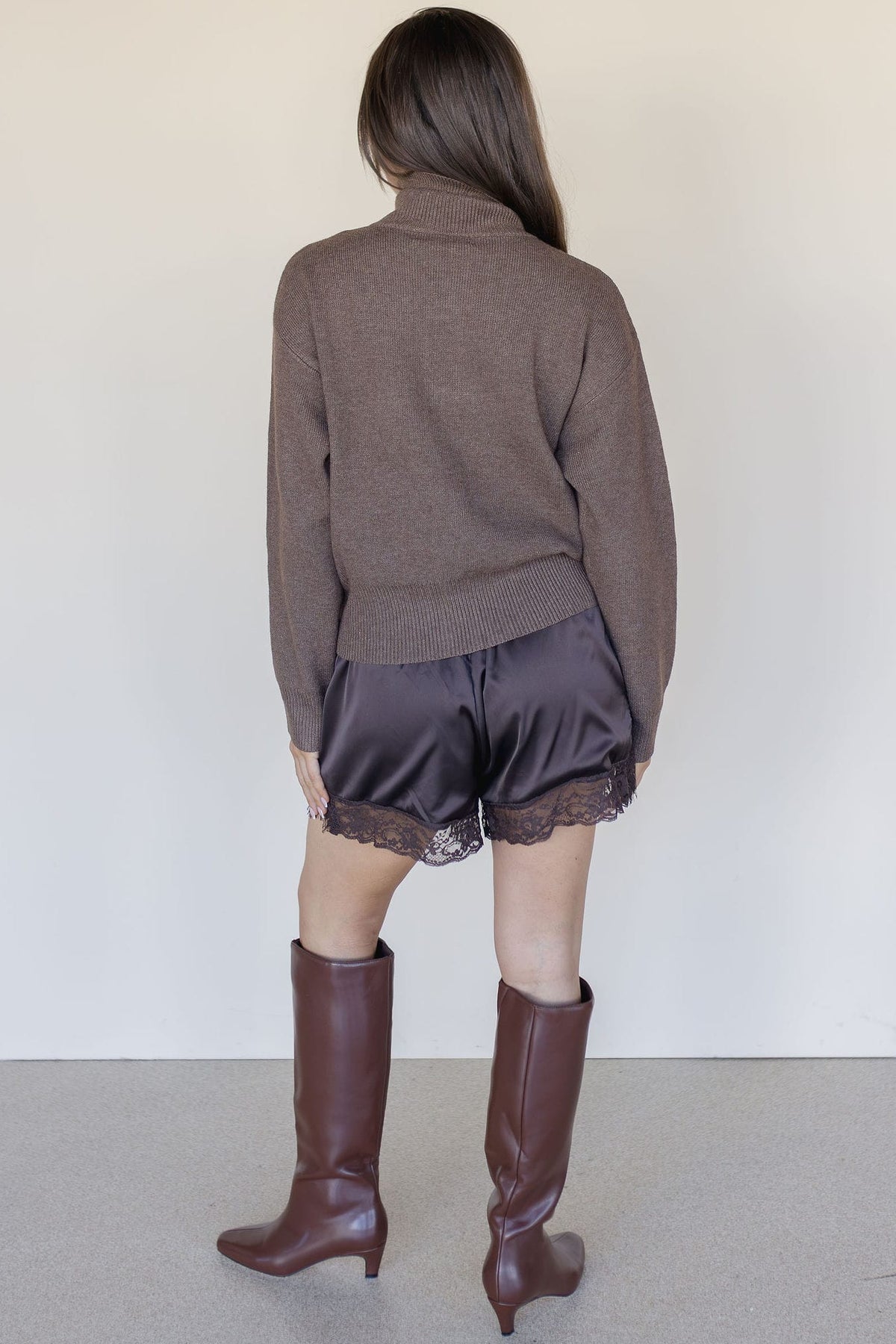 Linnea Mock Neck Button Cardigan