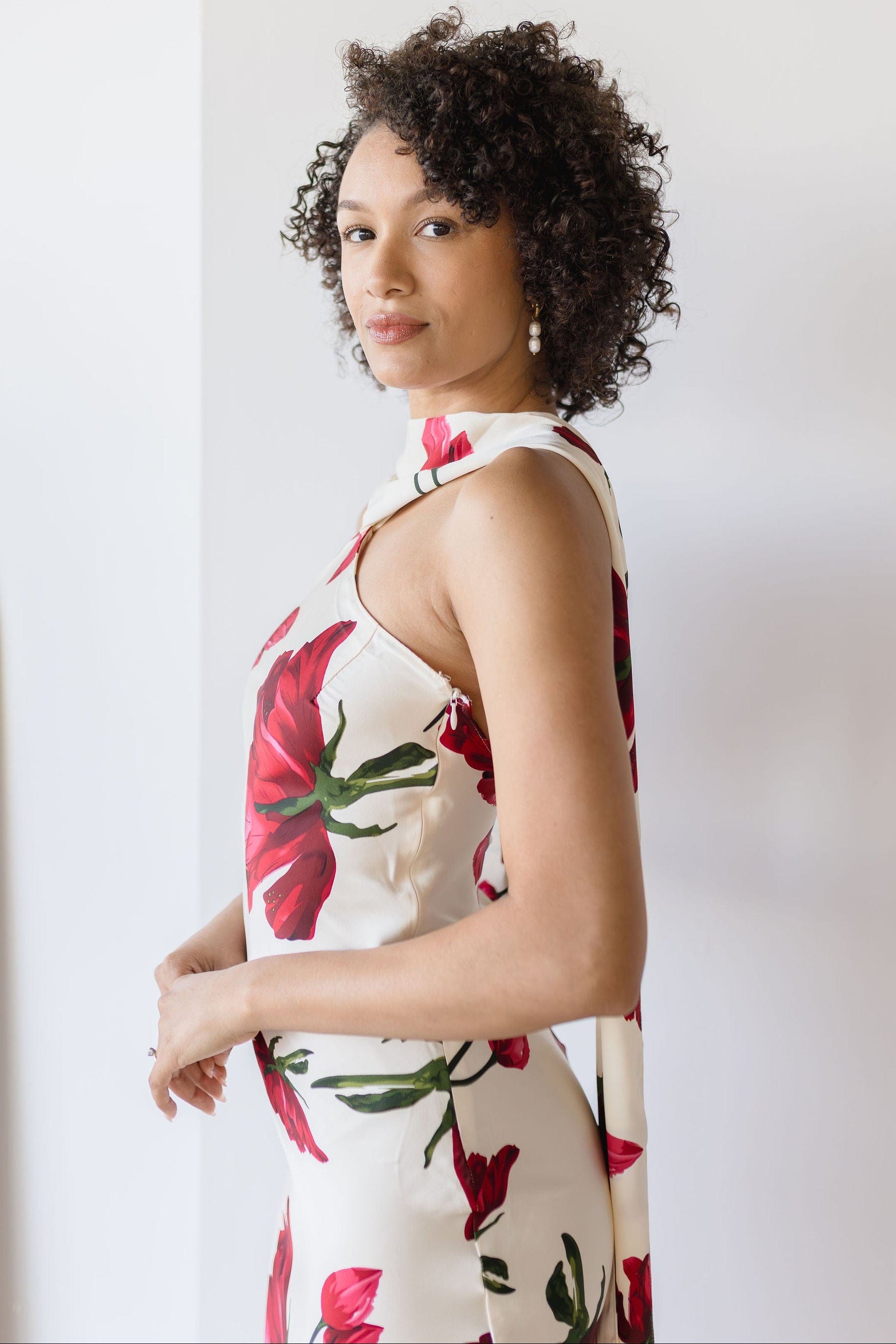 Magdalena Maxi Dress With Scarf