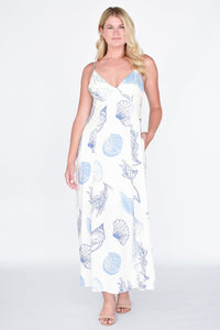 Seashell Shore Maxi Dress