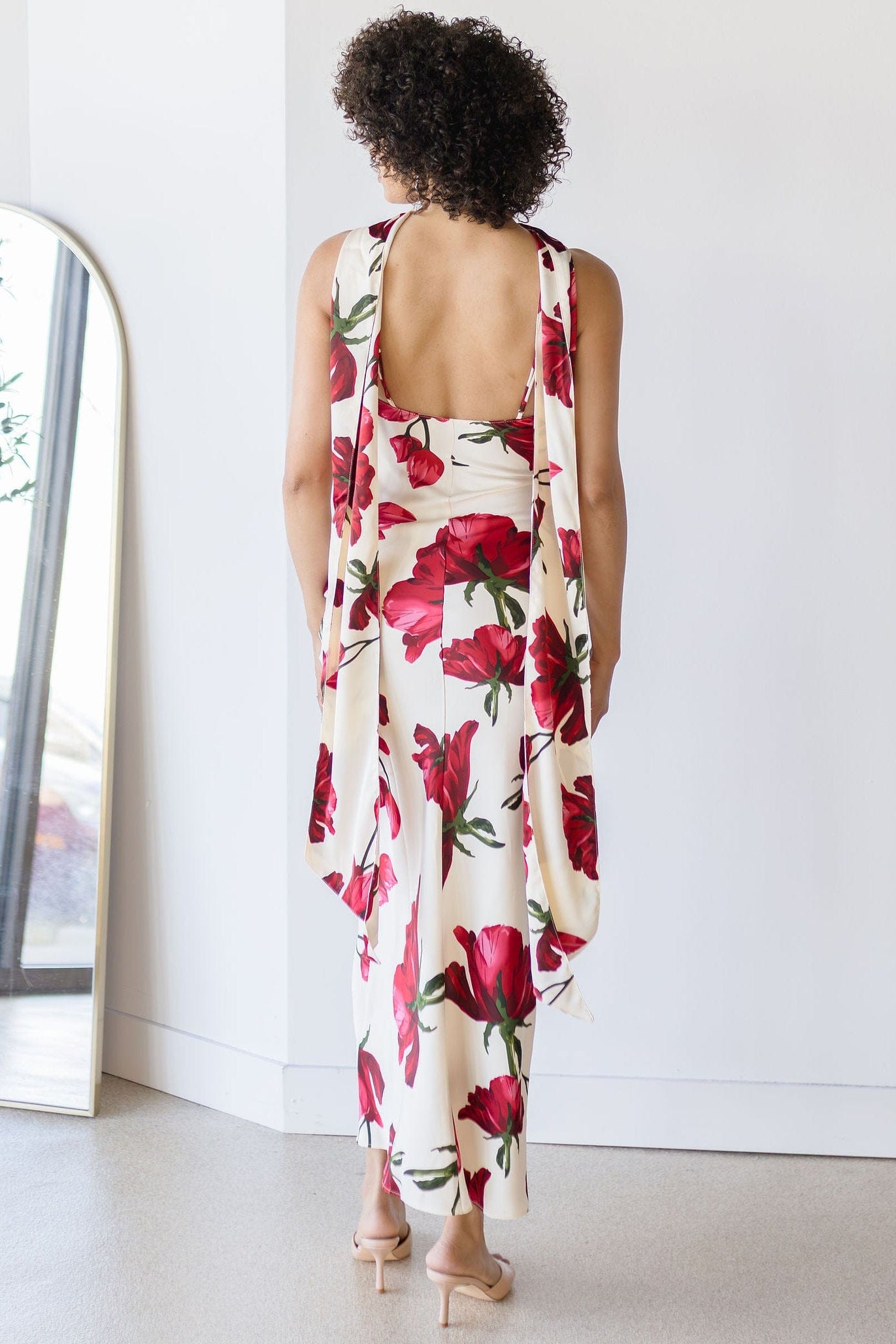 Magdalena Maxi Dress With Scarf