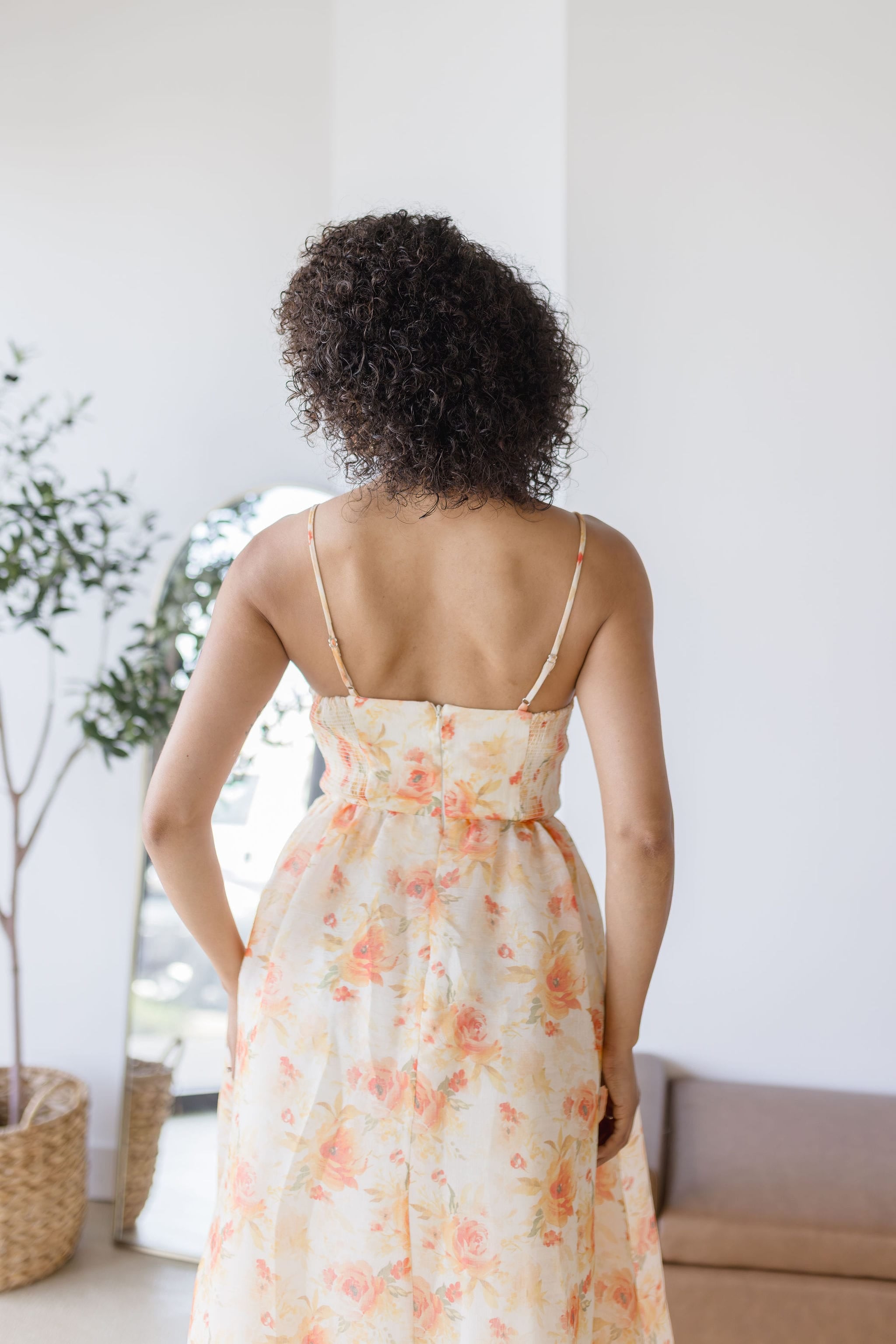 Janna Plunge Midi Dress