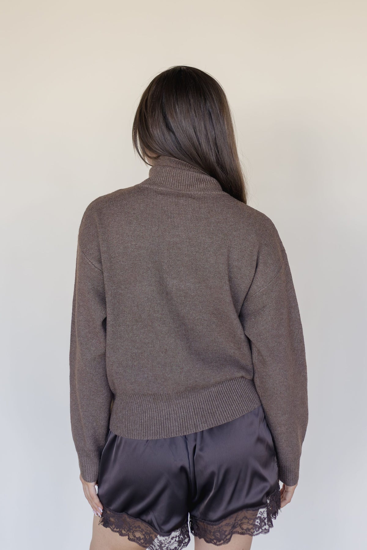 Linnea Mock Neck Button Cardigan