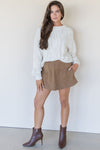 Paradise Found Suede Skort Paradise Found Suede Skort