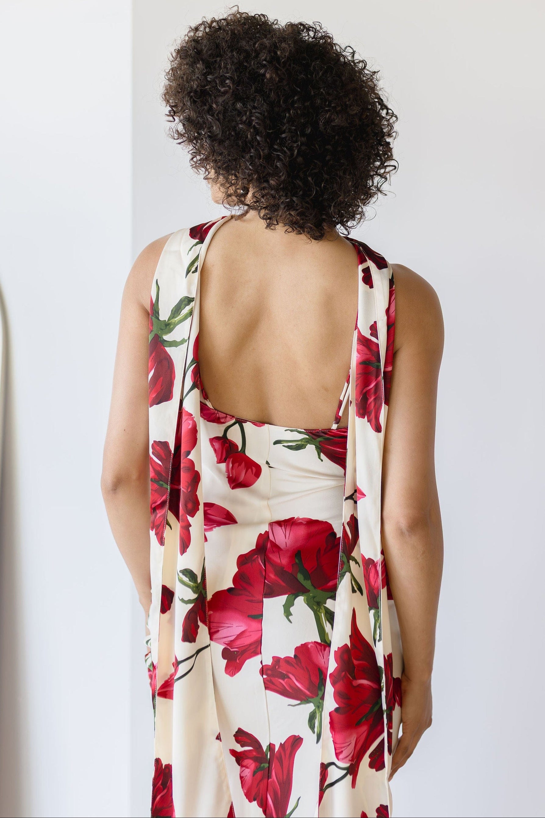 Magdalena Maxi Dress With Scarf
