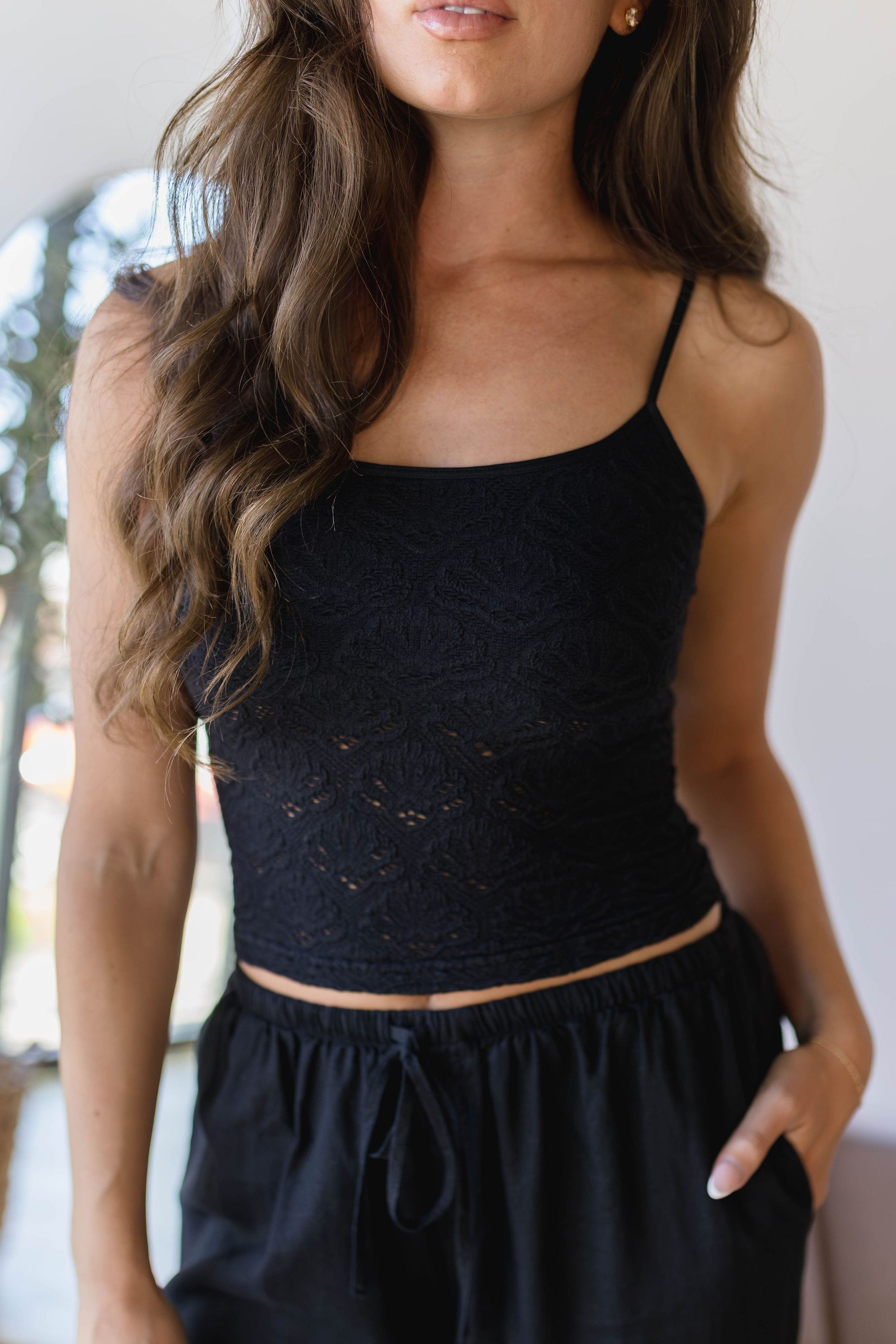 Floral Textured Lace Brami