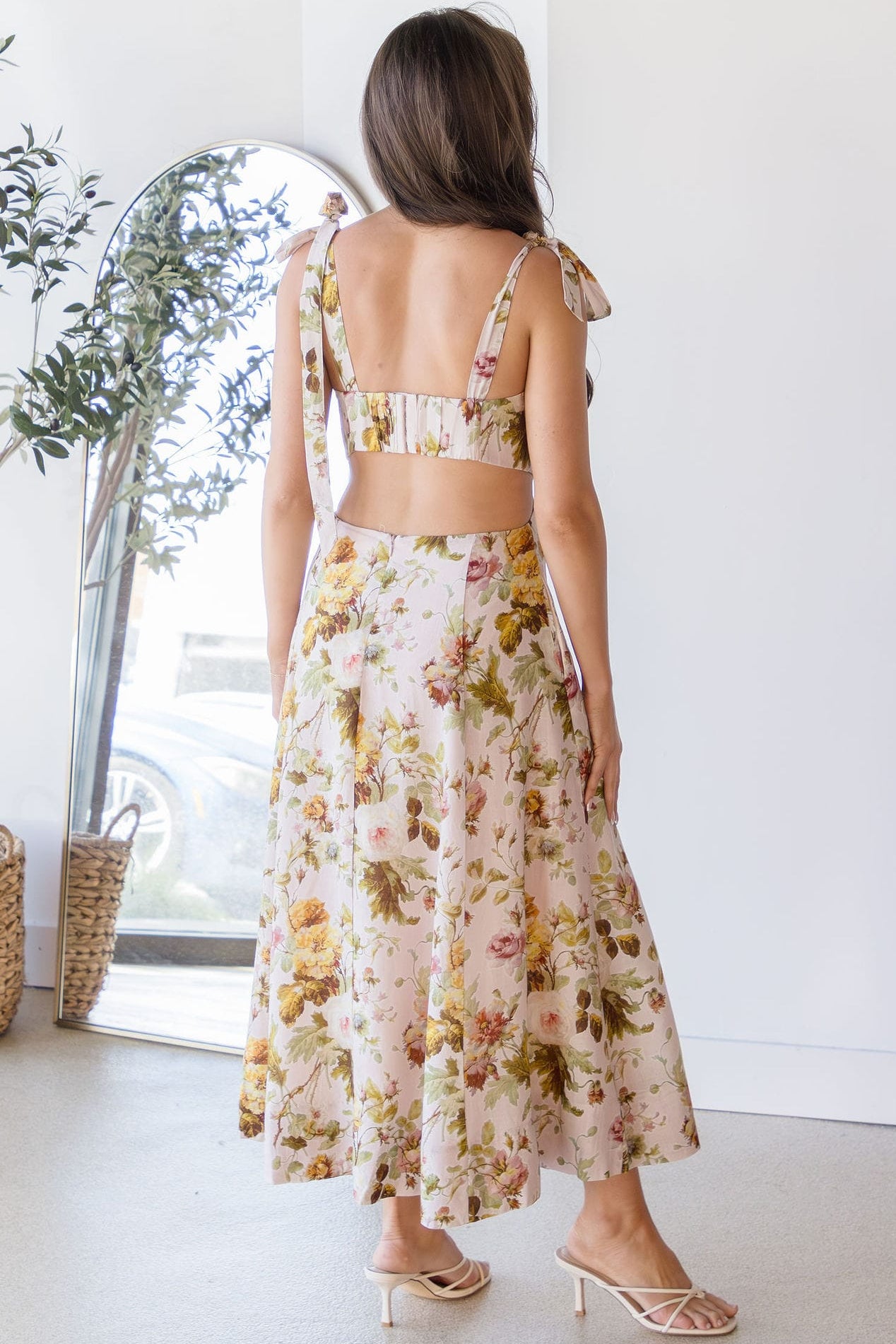 Ciana Linen Midi Dress