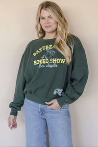 Daydreamer Rodeo Show Oversized Crew Sweatshirt