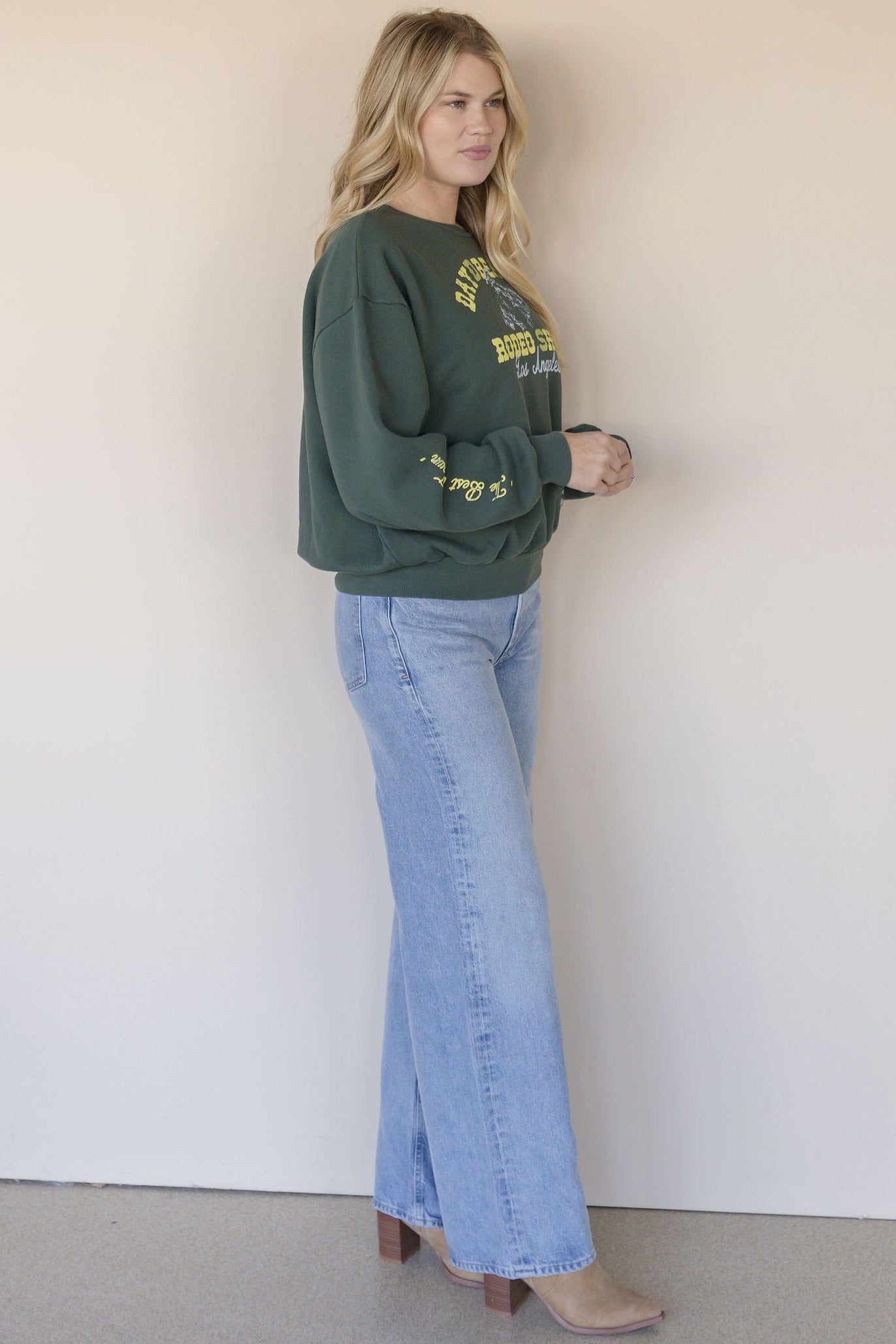 Daydreamer Rodeo Show Oversized Crew Sweatshirt