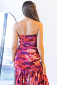 Bria Strapless Ruched Maxi Dress Bria Strapless Ruched Maxi Dress