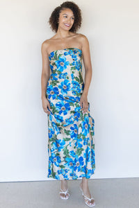 Art Of Bloom Strapless Maxi Dress Art Of Bloom Strapless Maxi Dress