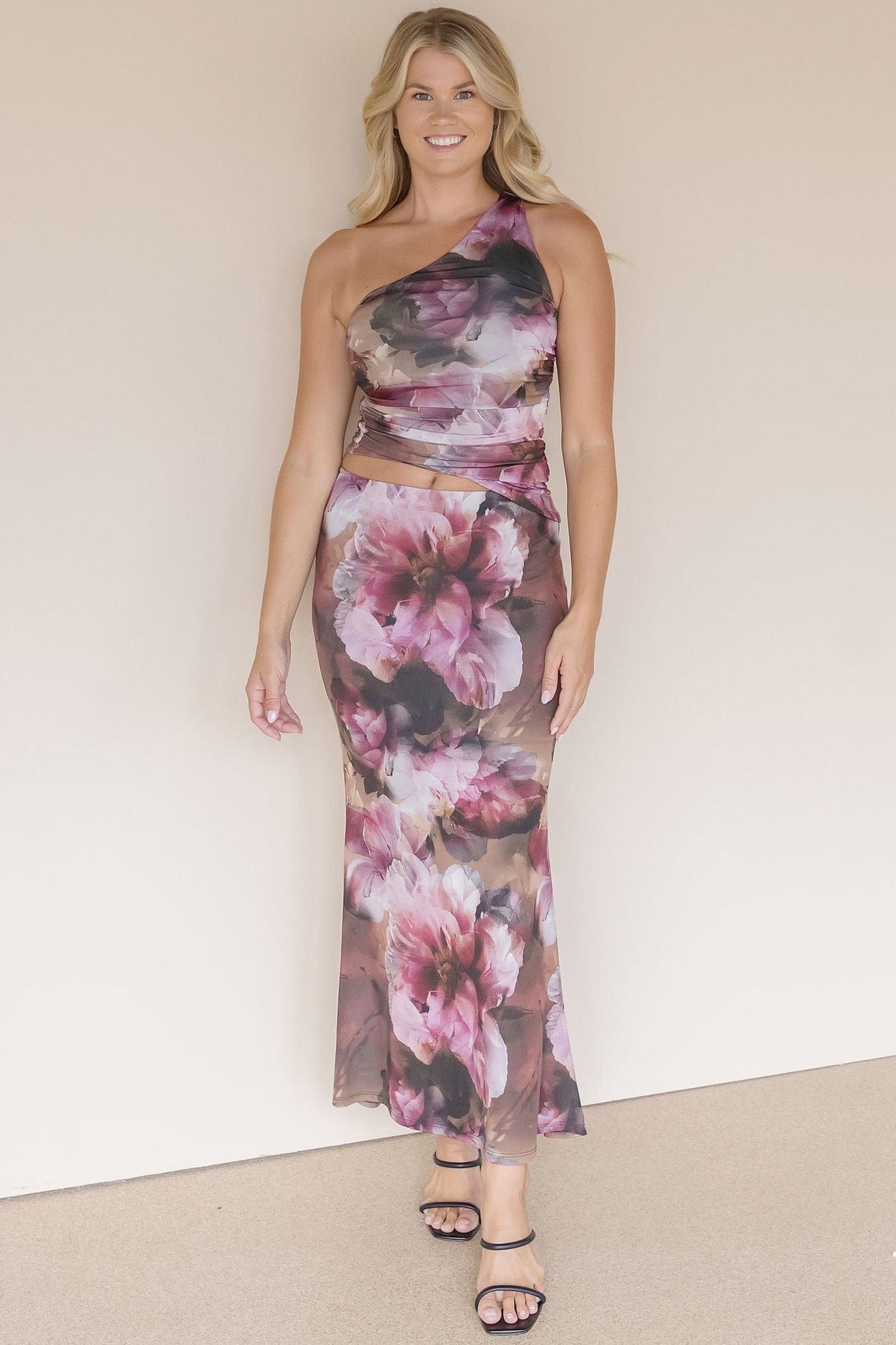 Margerie One Shoulder Mesh Top Margerie One Shoulder Mesh Top