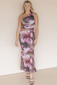 Margerie Mesh Midi Skirt Margerie Mesh Midi Skirt