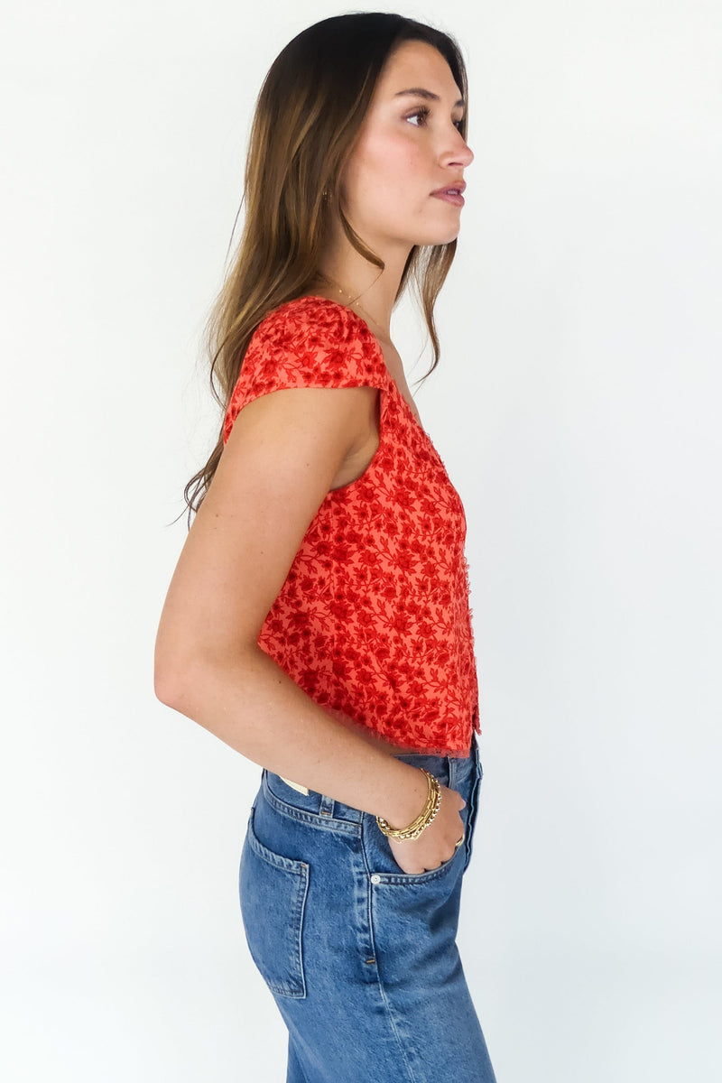 Faye Printed Top