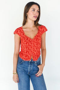 Faye Printed Top