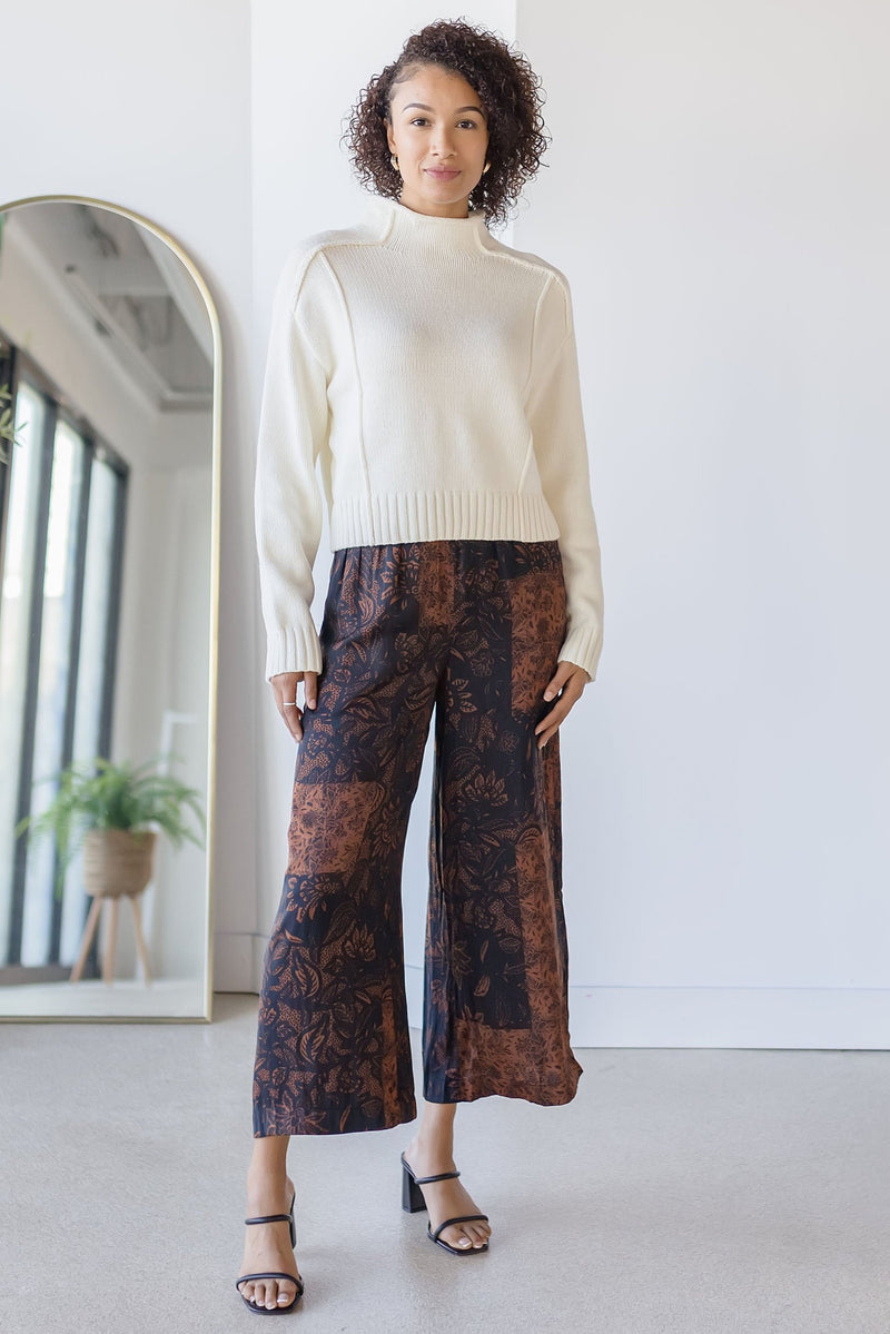 Kova Patchwork Printed Pants