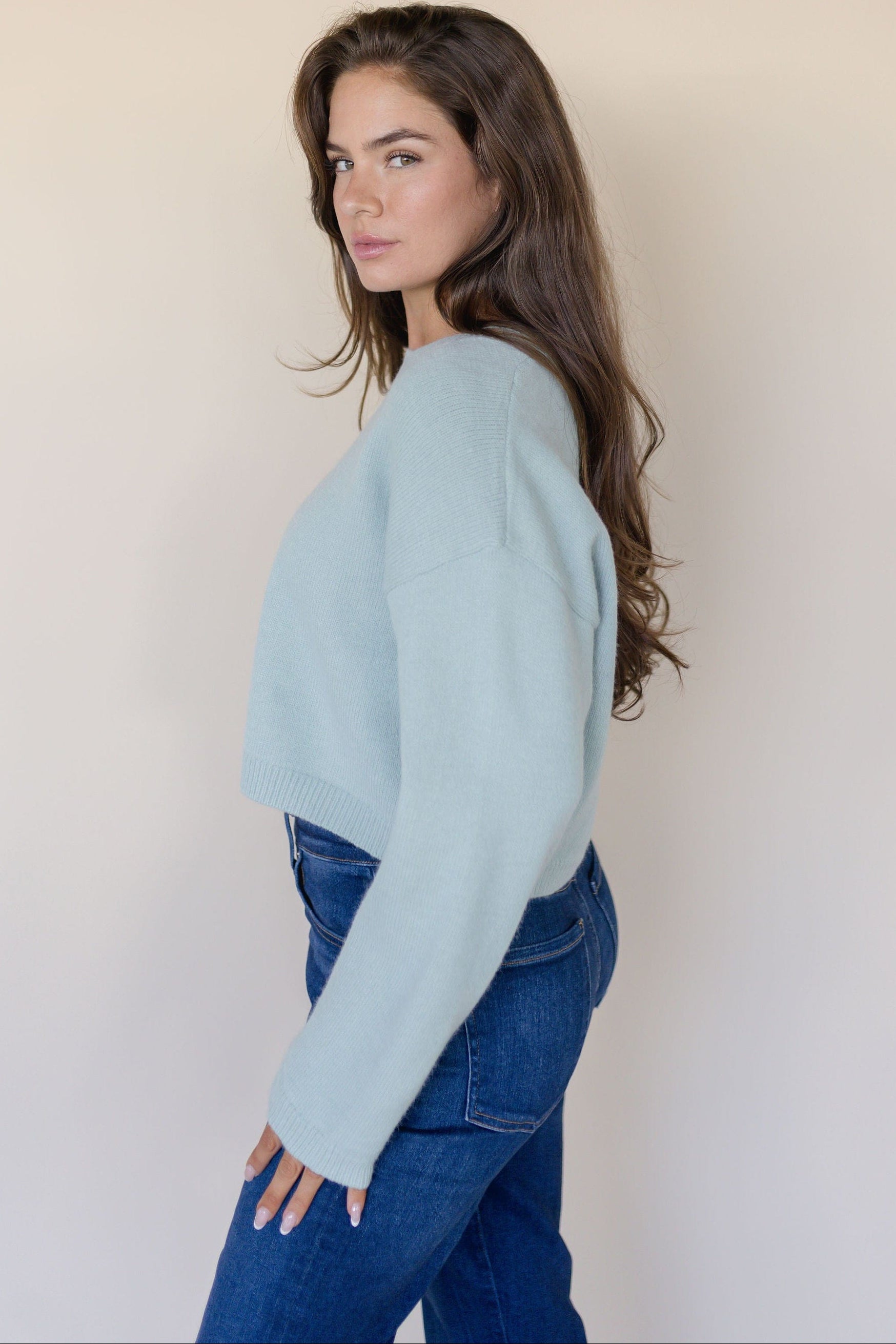 One More Round Cropped Sweater One More Round Cropped Sweater