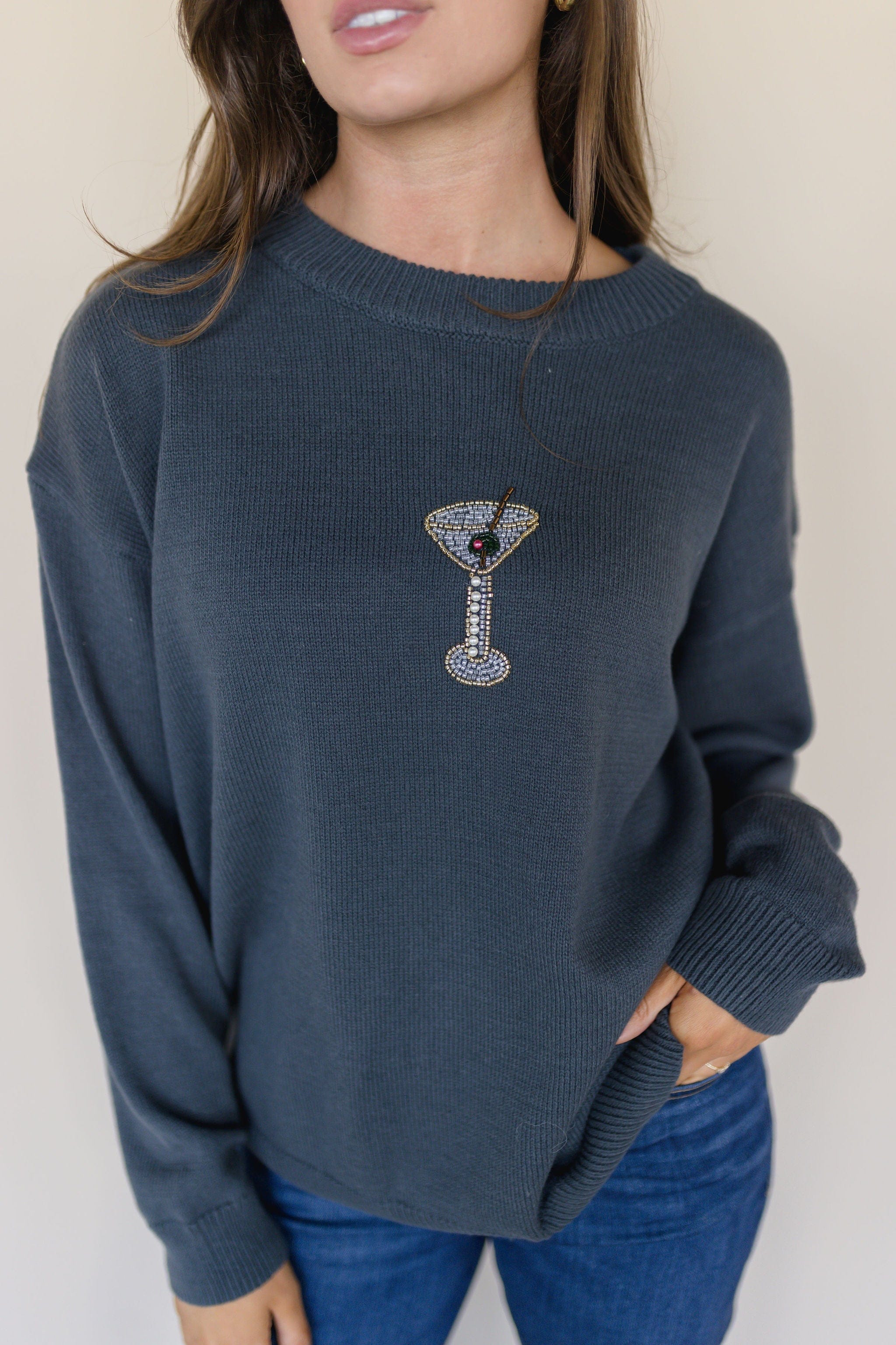 Last Call Beaded Sweater Last Call Beaded Sweater