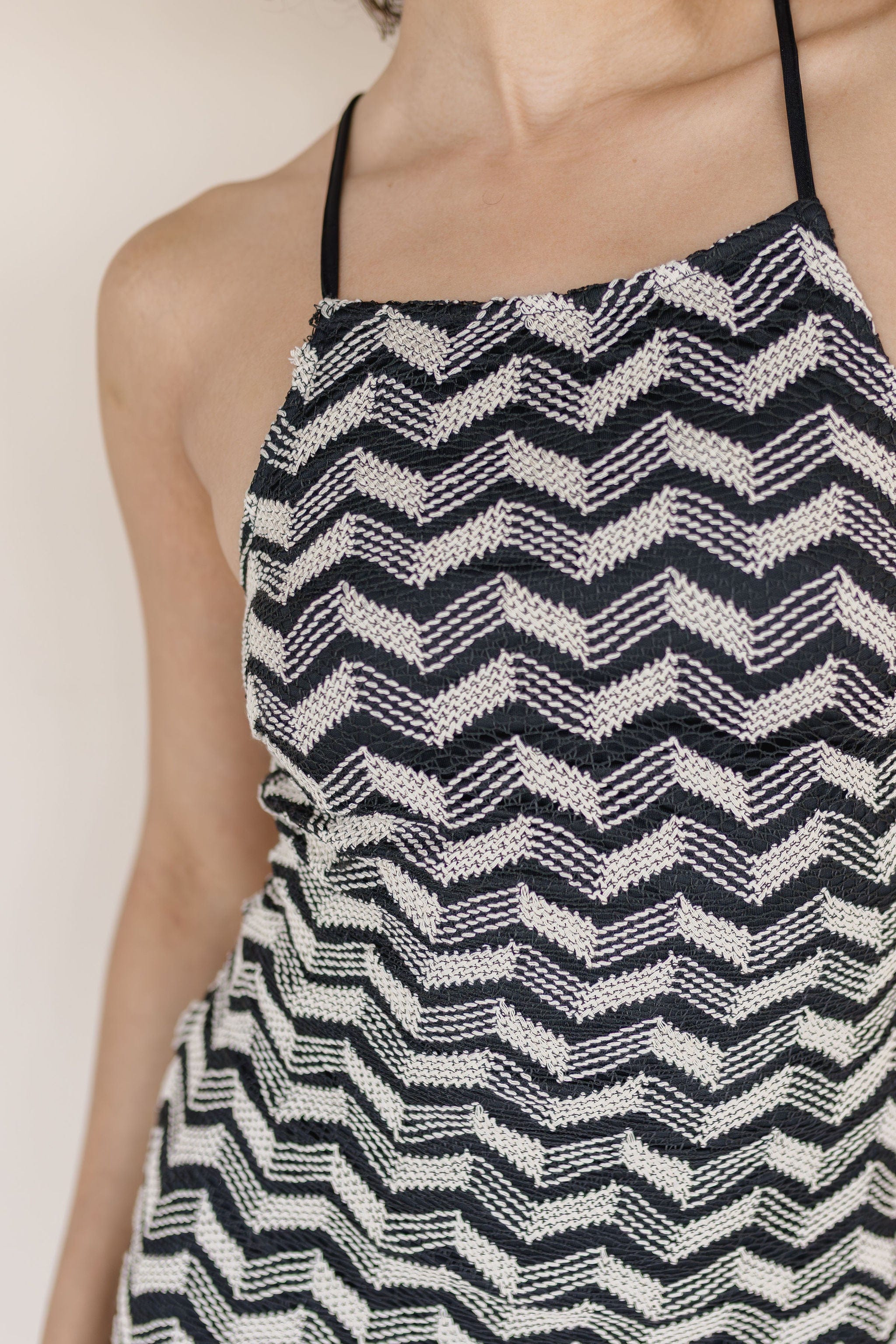 Sundown In St. Tropez Halter Midi Dress
