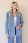 Vivian Oversized Denim Blazer