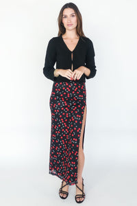 Cherry Of Mine Midi Skirt