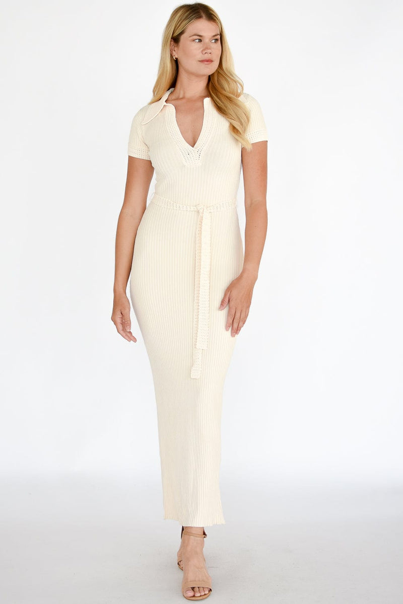 Moon River Knit Collared Midi Dress | Wild Dove Boutique | San Diego, CA Moon River Knit Collared Midi Dress | Wild Dove Boutique | San Diego, CA