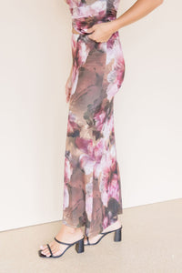 Margerie Mesh Midi Skirt Margerie Mesh Midi Skirt