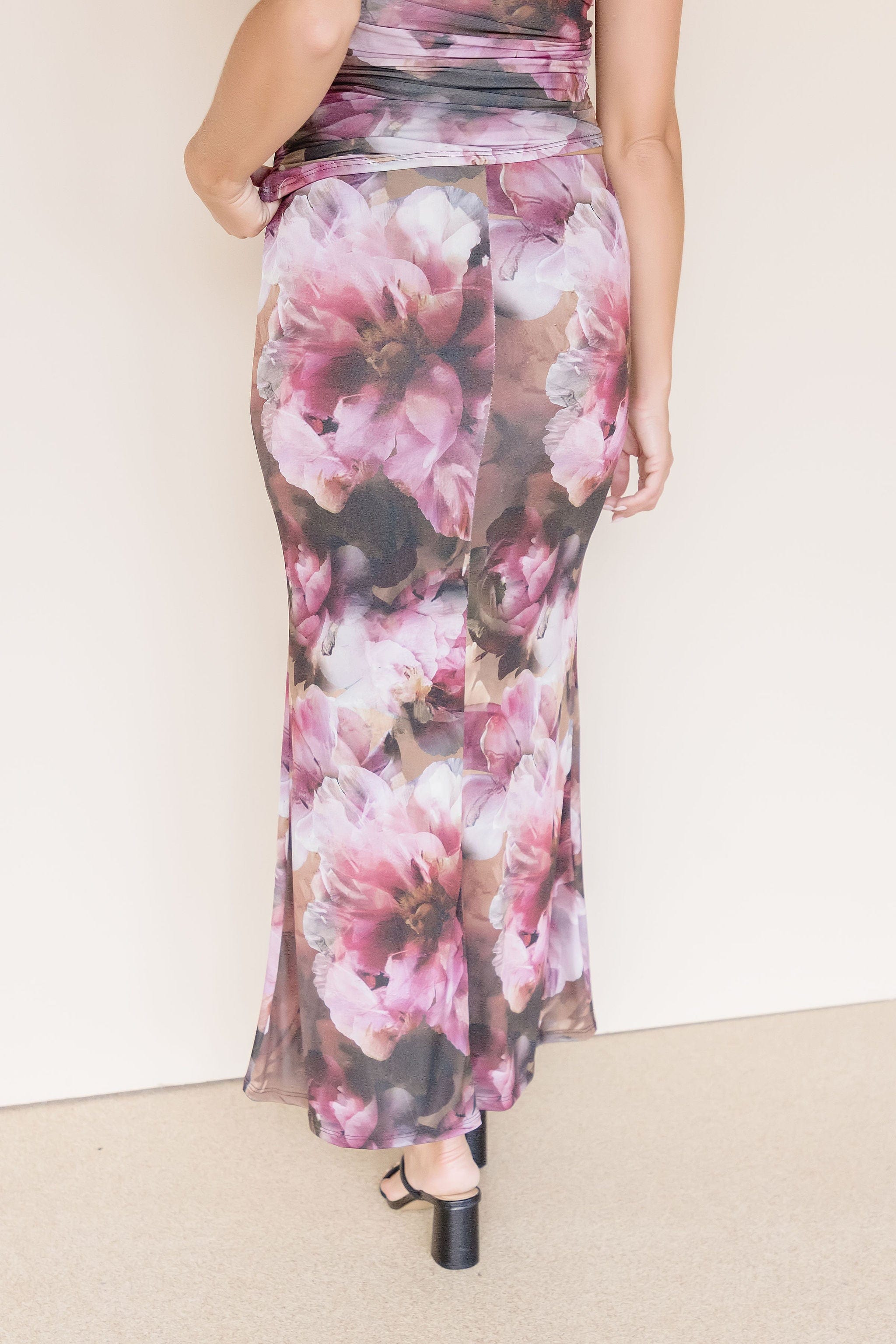 Margerie Mesh Midi Skirt Margerie Mesh Midi Skirt