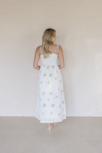Low Tide Embroidered Maxi Dress