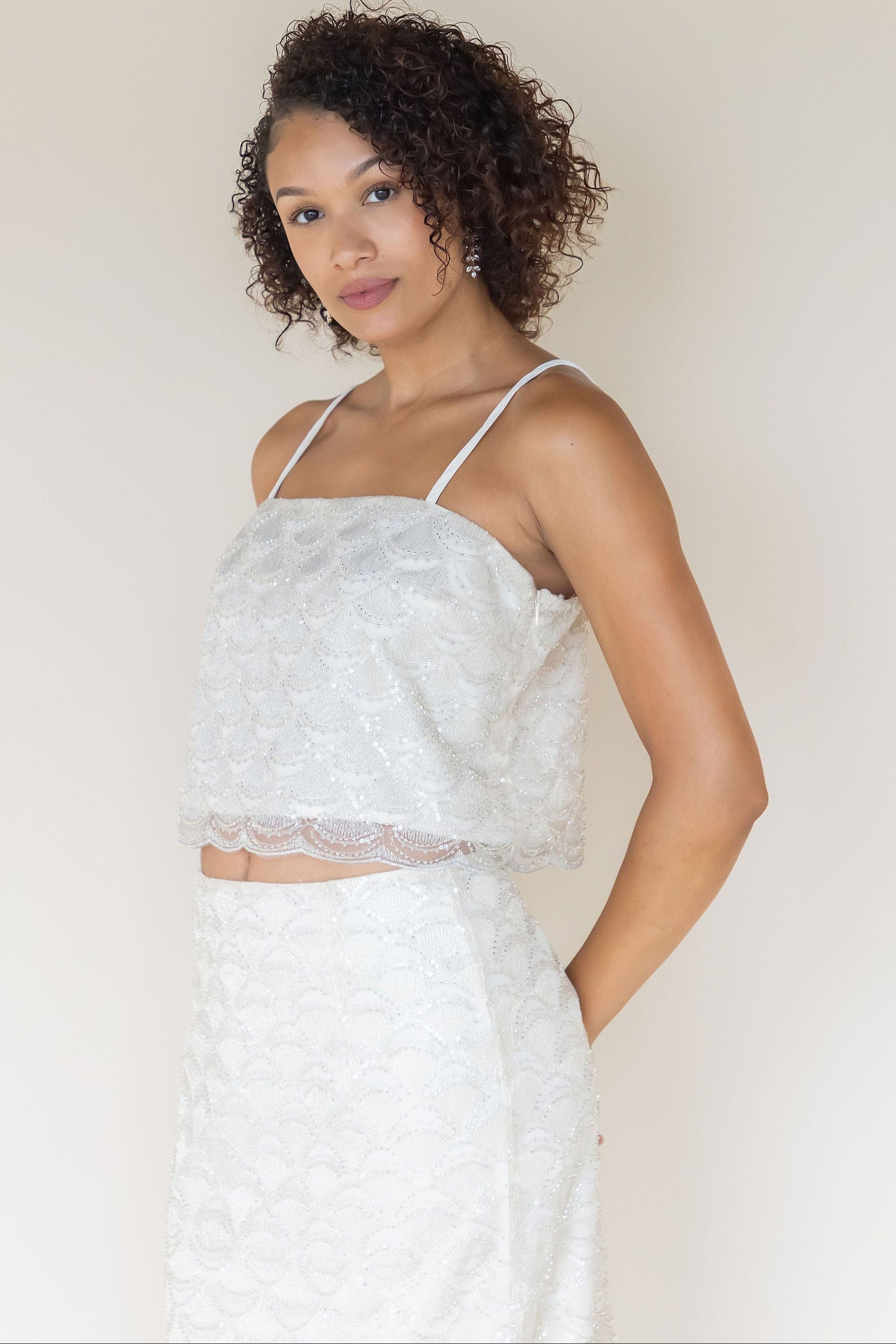 Sabrina Sequin Crop Top Sabrina Sequin Crop Top