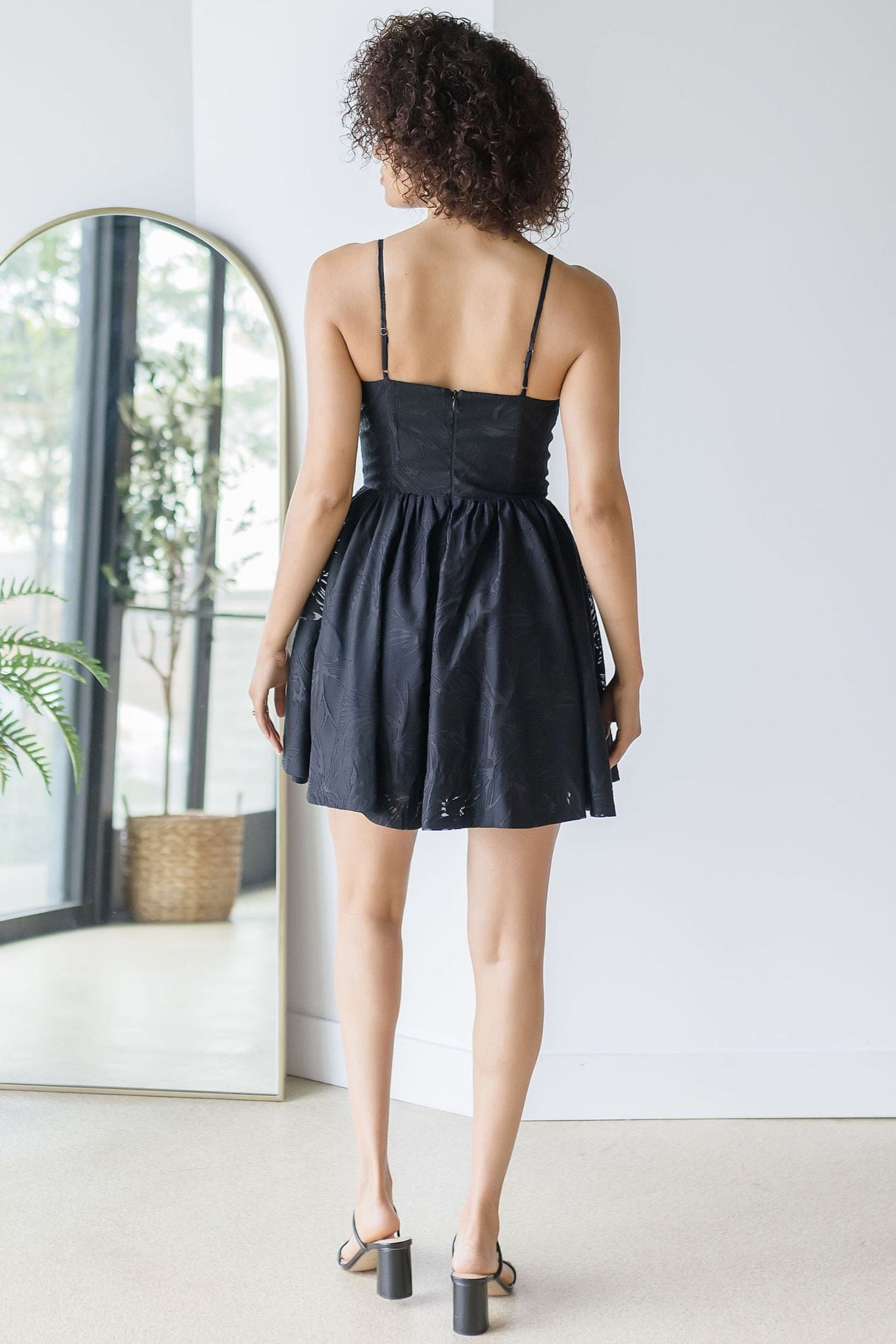 ASTR The Label Linelly Jacquard Bustier Skater Dress | Wild Dove