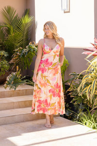 Elianna Open Back Maxi Dress