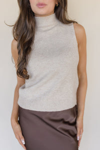 Montgomery Knitted Mockneck Top Montgomery Knitted Mockneck Top