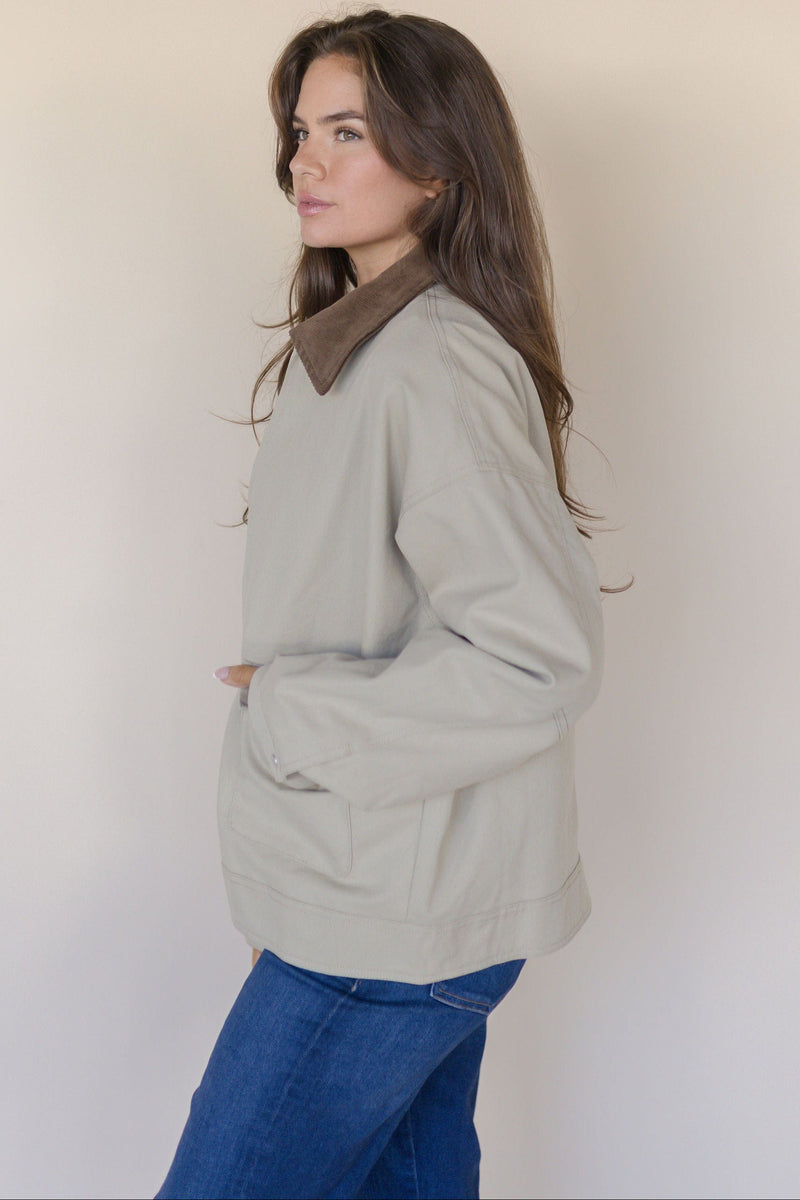 Parks Corduroy Collared Barn Jacket Parks Corduroy Collared Barn Jacket