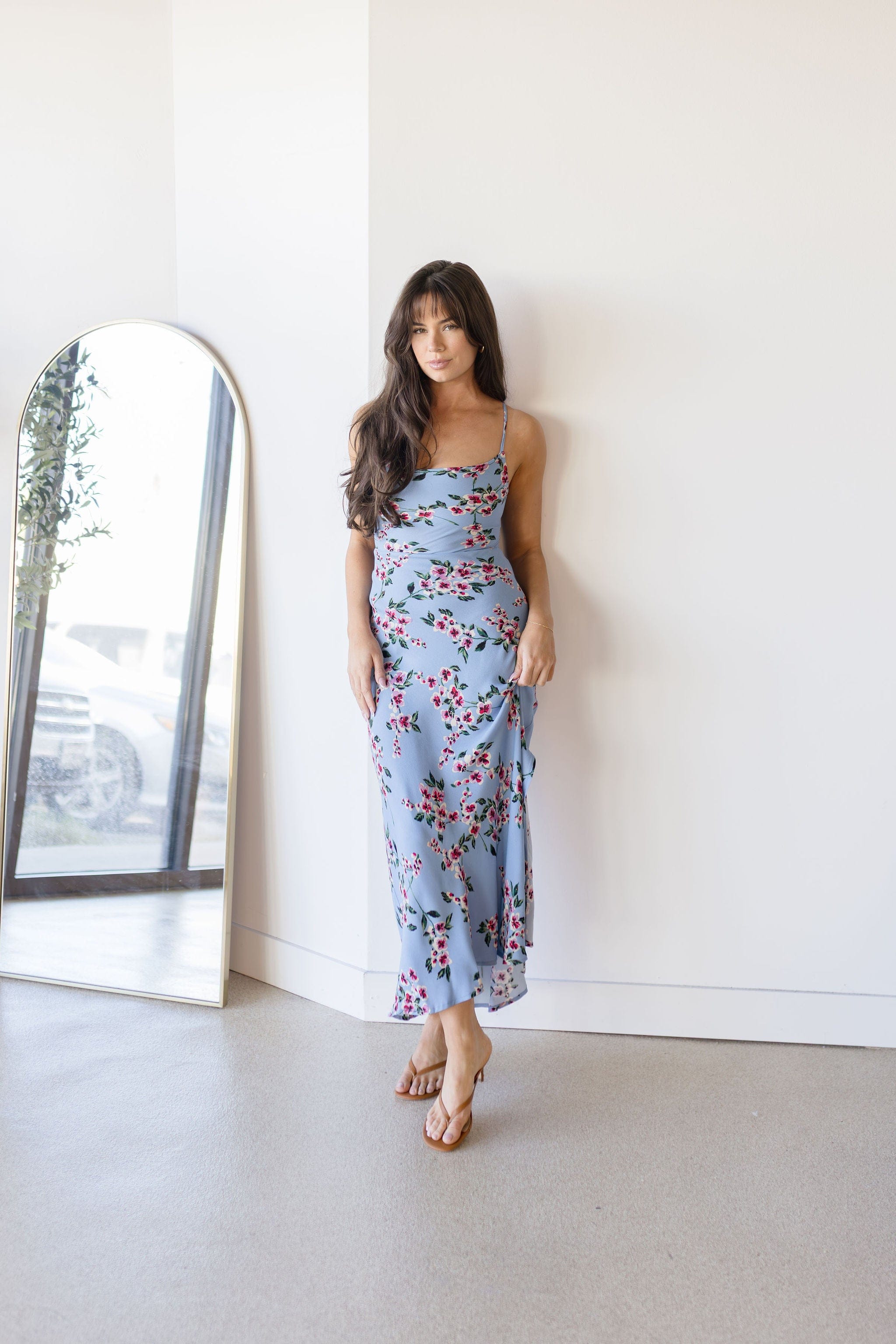 Sweet Azure Midi Dress