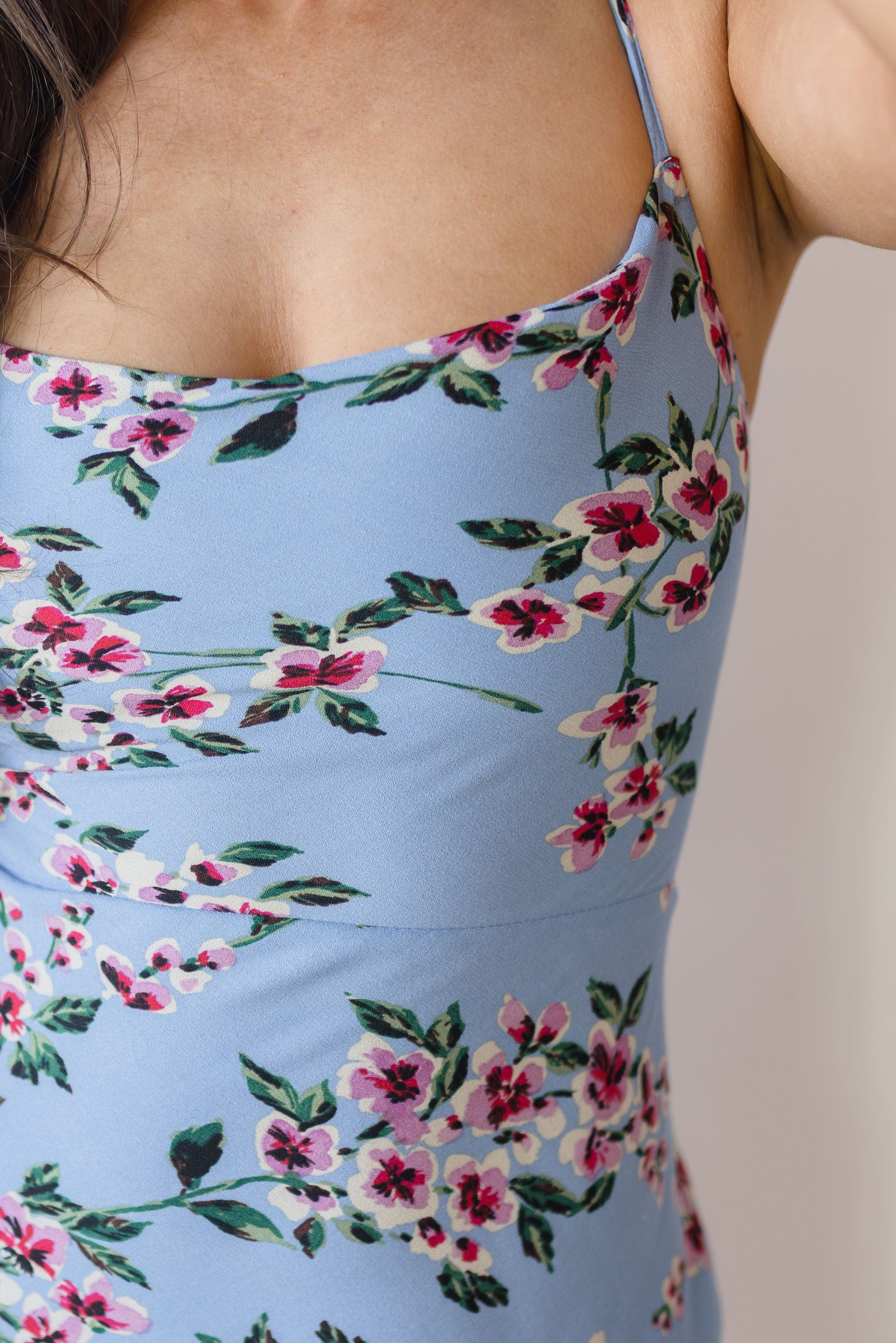 Sweet Azure Midi Dress