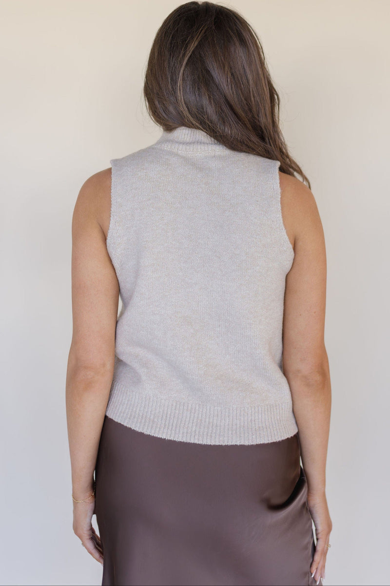 Montgomery Knitted Mockneck Top Montgomery Knitted Mockneck Top