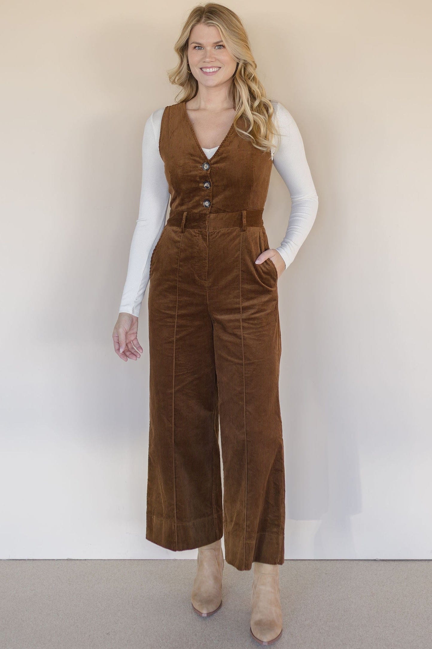 Andie Corduroy Jumpsuit