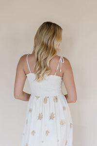 Low Tide Embroidered Maxi Dress