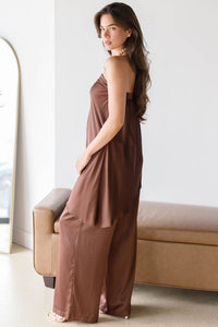 Kenzie Satin Asymmetrical Tube Top